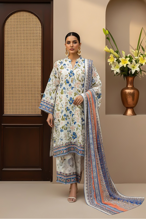 3 Piece - Printed Premium Viscose - V3 - 05