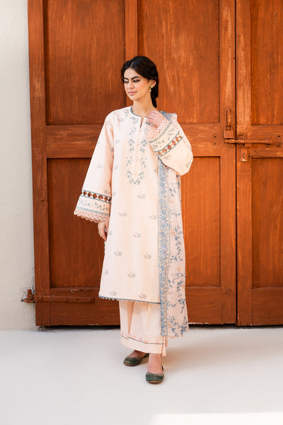 3 Piece - Embroidered Lawn Suit - Gul-e-rana