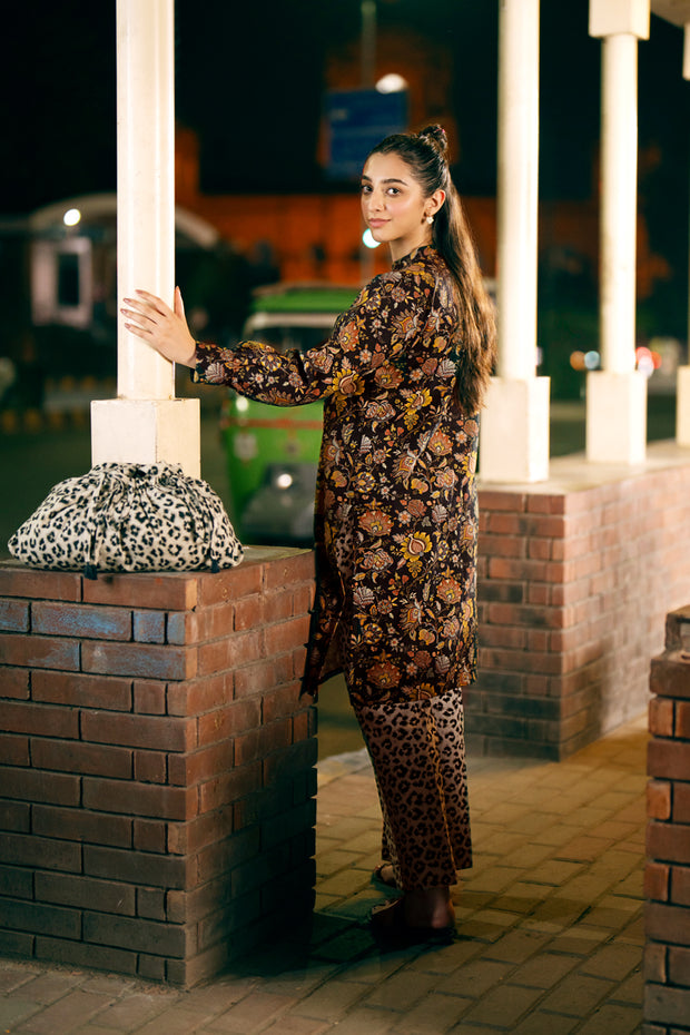 2 Piece - Printed Khaddar Suit - PP-09