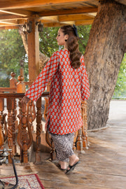 2 Piece - Printed Khaddar Suit - MSV1-10