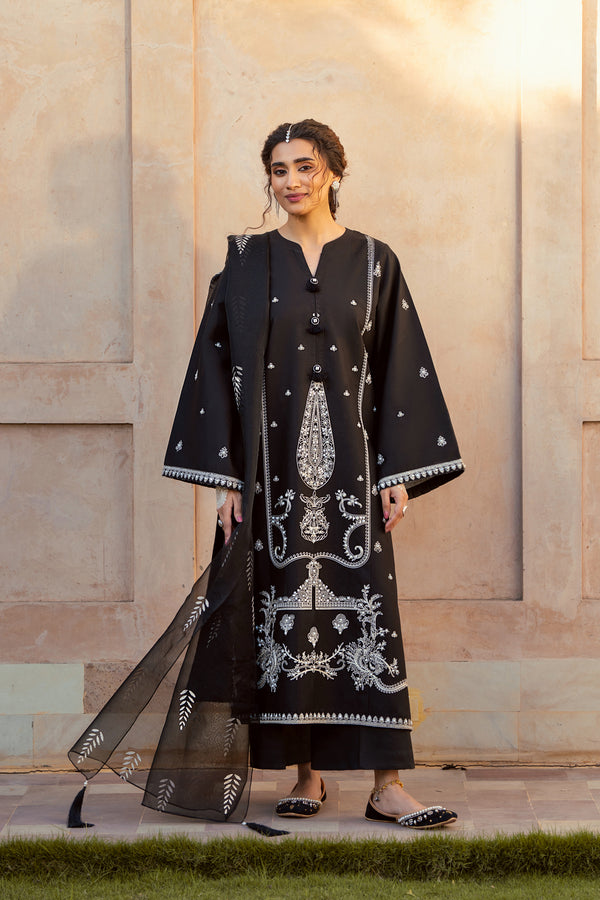 3 Piece - Premium Embroidered Lawn Suit - DE - 02